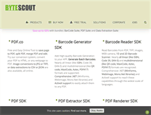 Tablet Screenshot of bytescout.com